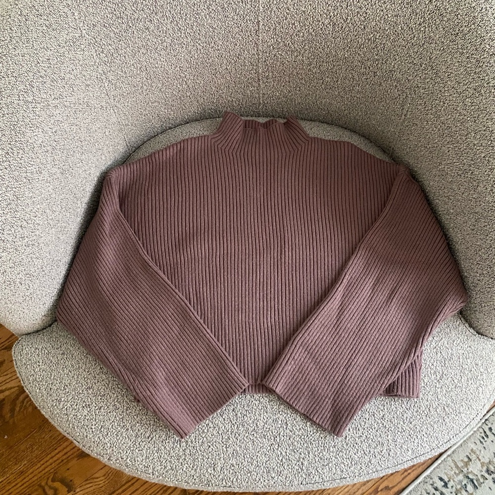 Zara Cropped Knit Sweater
